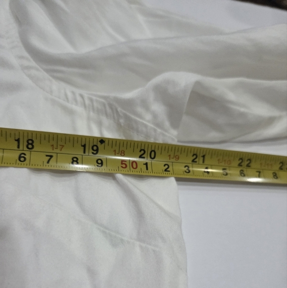 Michael Kors White Shirt Zip Up Sz.12 - Picture 7 of 10